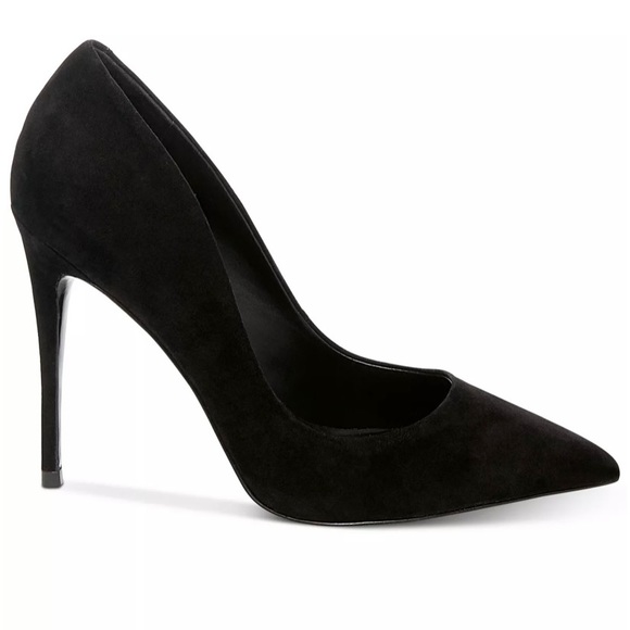 NIB Steve Madden Daisie Black Suede pumps size 8 1/2. New Never worn - Picture 2 of 5